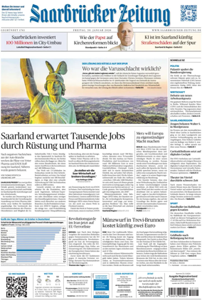 Cover of Saarbruecker Zeitung