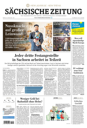 Cover of Sachsische Zeitung (Freital Dippoldiswalde & Osterzgebirge)