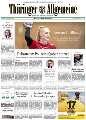 Cover of Thuringer Allgemeine (Bad Langensalza)