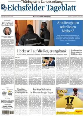 Cover of Thuringische Landeszeitung (Eichsfeld)