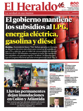 Cover of Diario El Heraldo