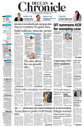 Cover of Deccan Chronicle