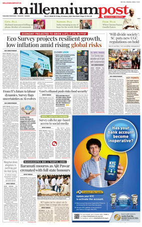 Cover of Millennium Post