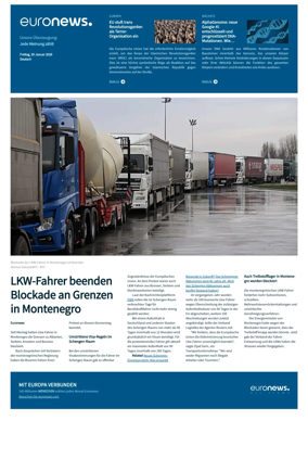 Cover of Euronews (German Edition)