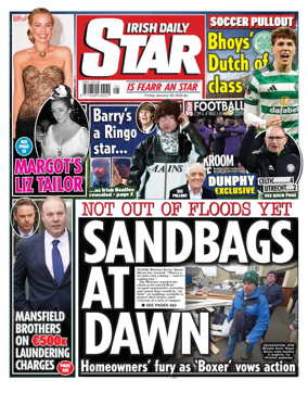 Cover of Irish Daily Star
