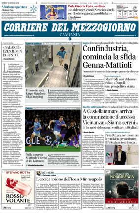 Cover of Corriere del Mezzogiorno (Campania)