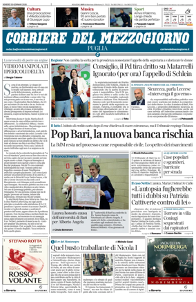 Cover of Corriere del Mezzogiorno (Puglia)