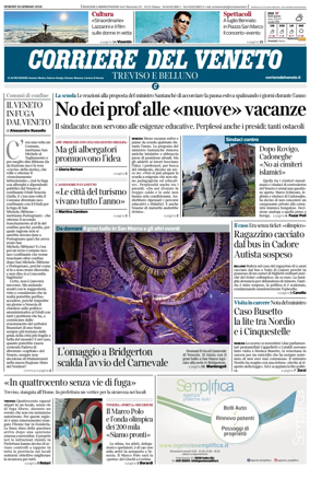 Cover of Corriere del Veneto (Treviso e Belluno)