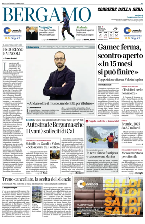 Cover of Corriere della Sera (Bergamo)