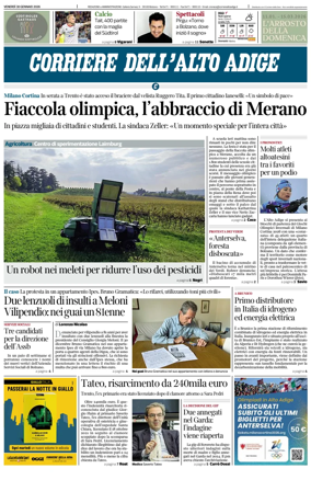 Cover of Corriere dell'Alto Adige