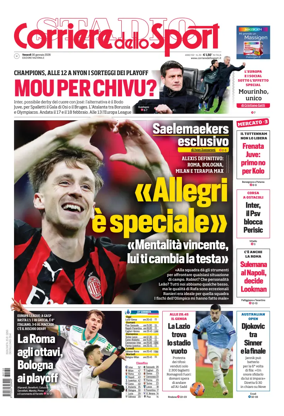 Cover of Corriere dello Sport (Nazionale)