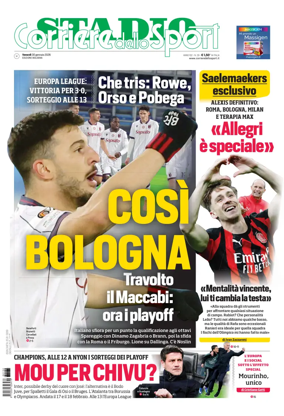 Cover of Corriere dello Sport Stadio (Bologna)
