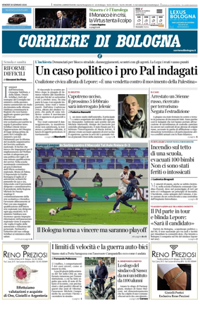 Cover of Corriere di Bologna