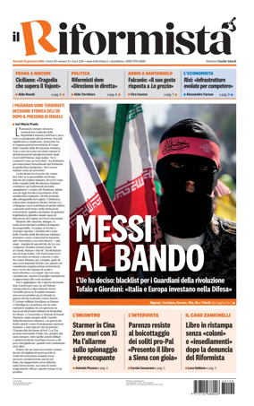 Cover of Il Riformista (Italy)