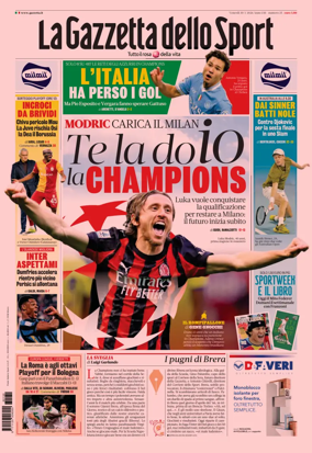 Cover of La Gazzetta dello Sport - Milano
