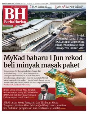 Cover of Berita Harian