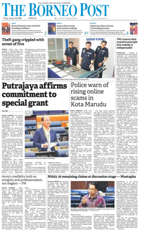 Cover of The Borneo Post (Sabah)