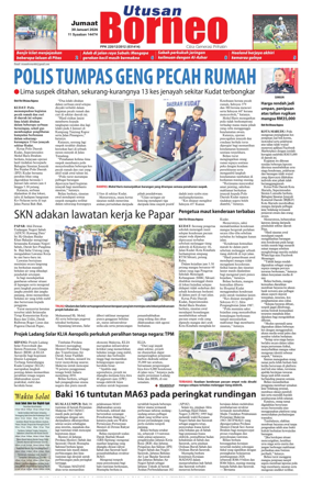 Cover of Utusan Borneo (Sabah)