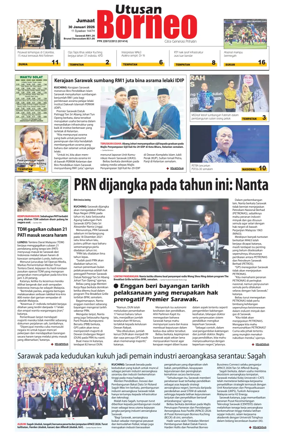 Cover of Utusan Borneo (Sarawak)