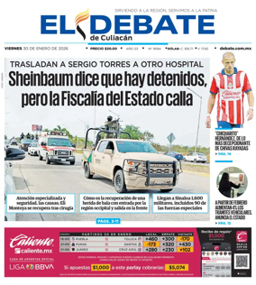 Cover of El Debate de Culiacan