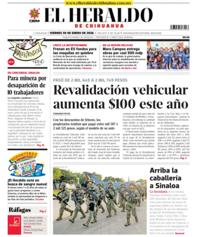 Cover of El Heraldo de Chihuahua