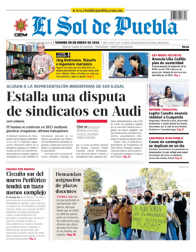 Cover of El Sol de Puebla