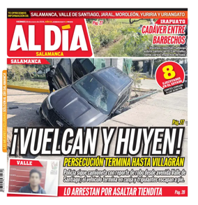 Cover of Periodico Al Dia (Salamanca)