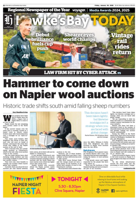 Cover of Hawke's Bay Today