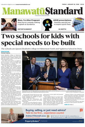 Cover of Manawatu Standard