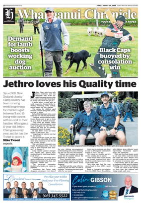 Cover of Whanganui Chronicle