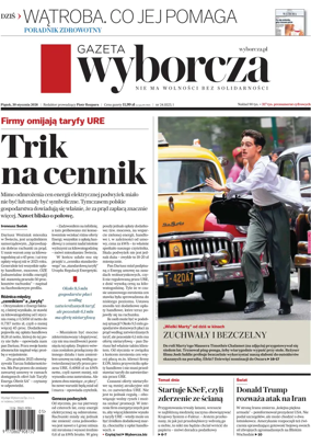 Cover of Gazeta Wyborcza