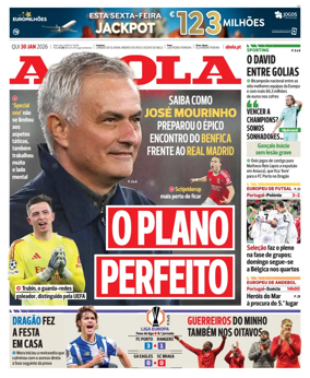 Cover of A BOLA (Portuguese)