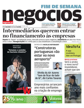 Cover of Jornal de Negocios