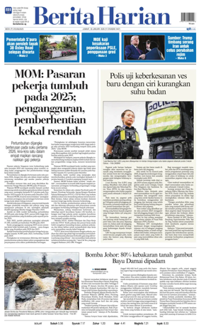 Cover of Berita Harian