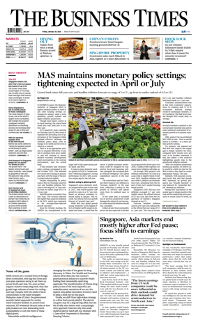 Cover of The Business Times