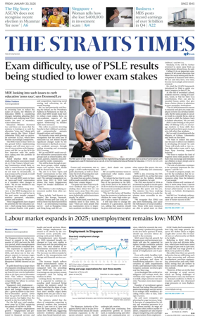 Cover of The Straits Times