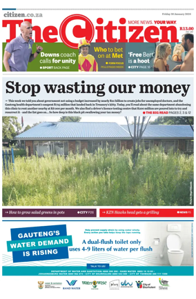 Cover of The Citizen (KZN)