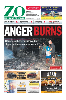 Cover of Zululand Observer - Weekender