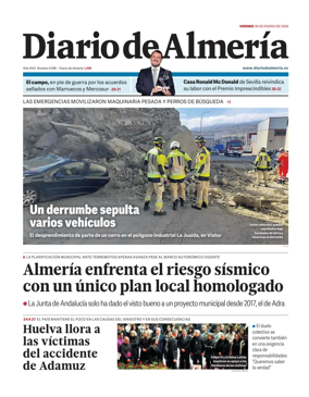 Cover of Diario de Almeria