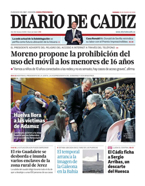 Cover of Diario de Cadiz