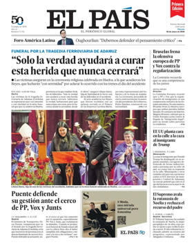 Cover of EL PAIS primera edicion