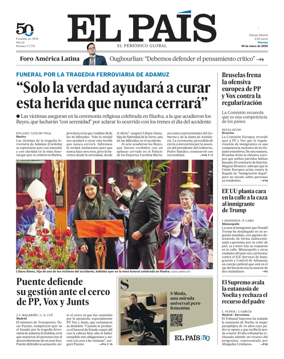 Cover of El Pais