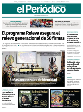 Cover of El Periodico Extremadura