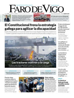 Cover of Faro de Vigo (Ourense)