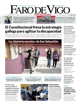 Cover of Faro de Vigo (Pontevedra)