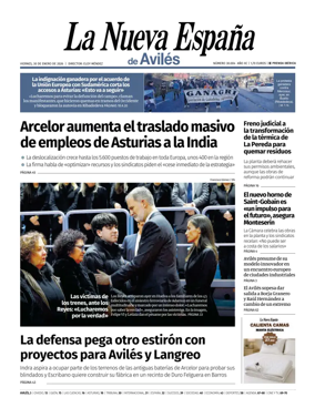 Cover of La Nueva Espana (Aviles)