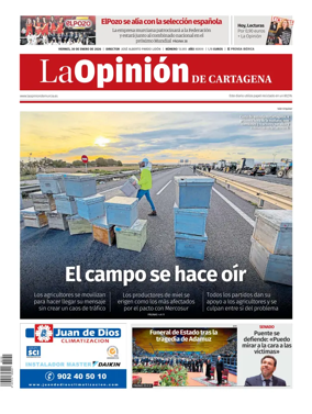 Cover of La Opinion de Murcia (Cartagena)