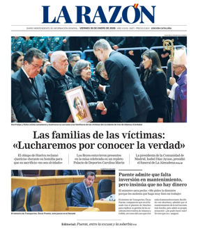 Cover of La Razon (Cataluna)