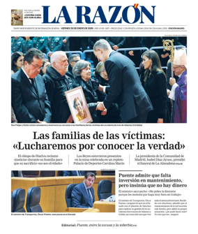 Cover of La Razon (Madrid)