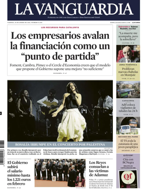 Cover of La Vanguardia (1st Edition)